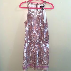 White House Black Market dress with adjustable waist tie.